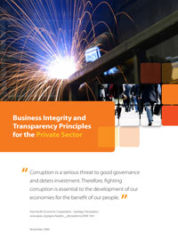 APEC Anti Corruption Code of Conduct for Business