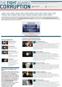 UN The Fight against Corruption Learning Tool