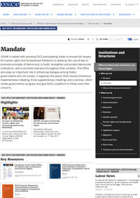 Office for Democratic Institutions and Human Rights (ODIHR)